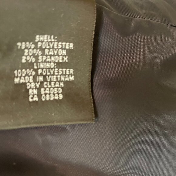 KASPER NAVY SUIT WITH SHEATH DRESS AND JACKET, SIZE 12 - Picture 8 of 13